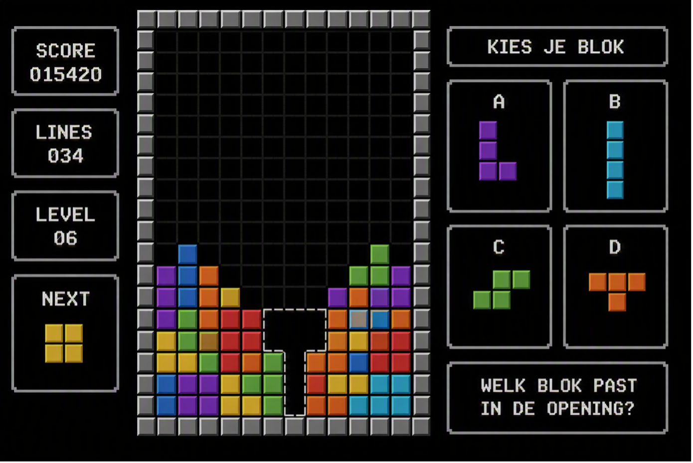 Tetris puzzel afbeelding